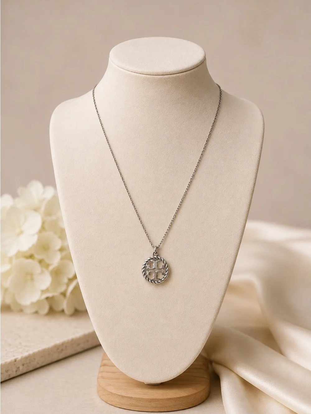 Tory Burch elegant silver